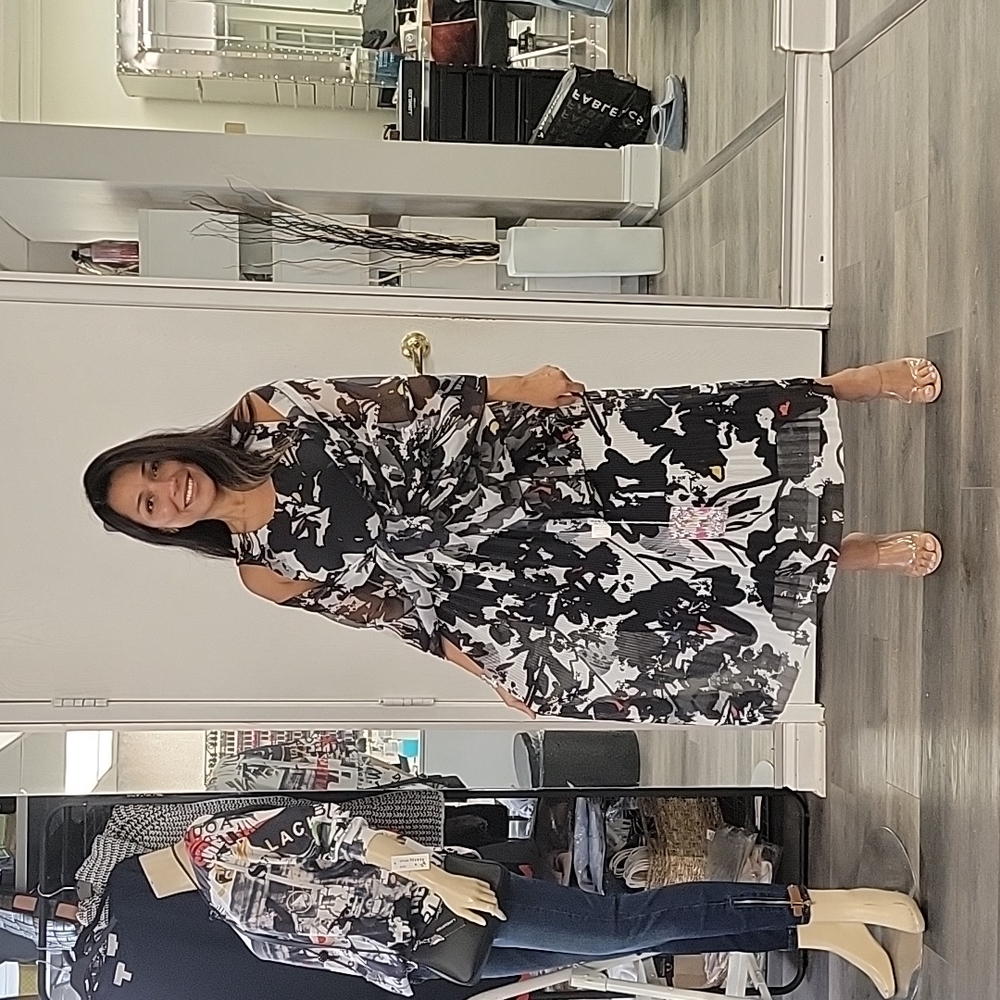 Maxi Length Jersey Knit Dress